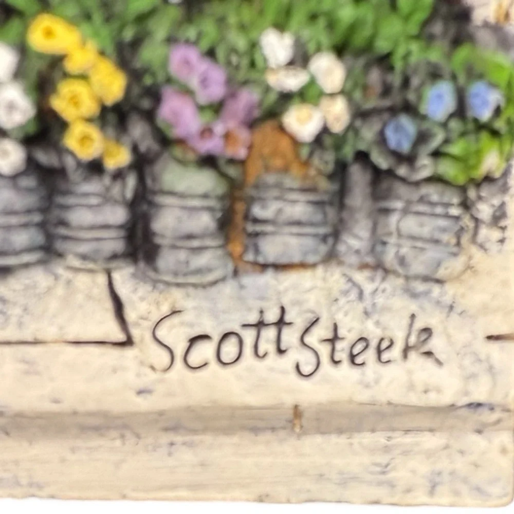 Scott Steele Facade Wall Plaques Paris Storefront Café Bistro Brasserie